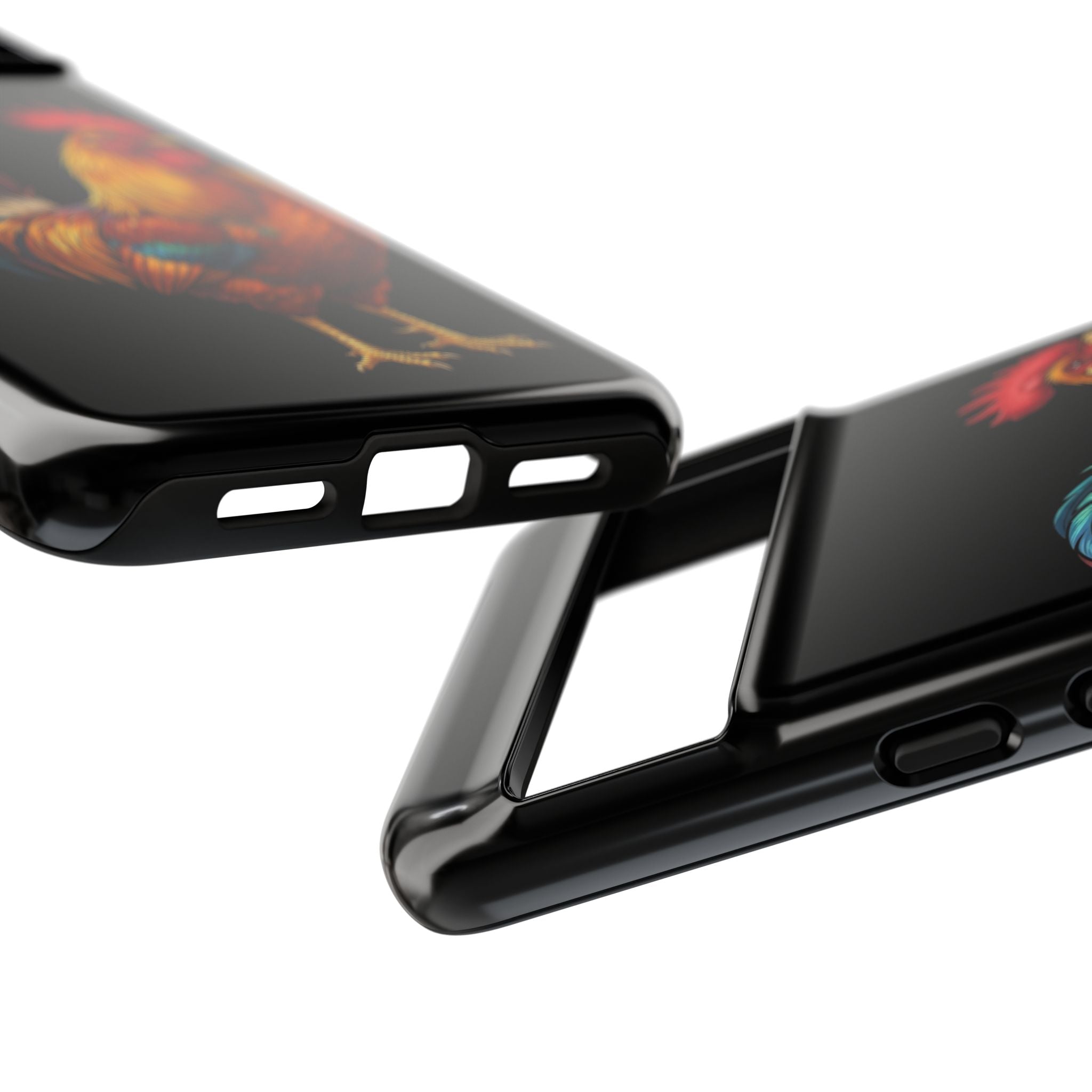 Rooster Tough Phone Case — Colorful Farm Rooster Protective Cover
