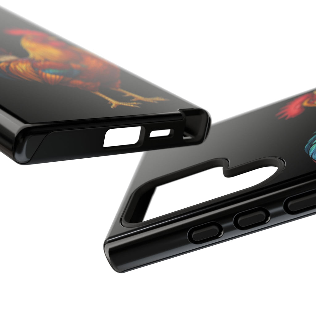 Rooster Tough Phone Case — Colorful Farm Rooster Protective Cover